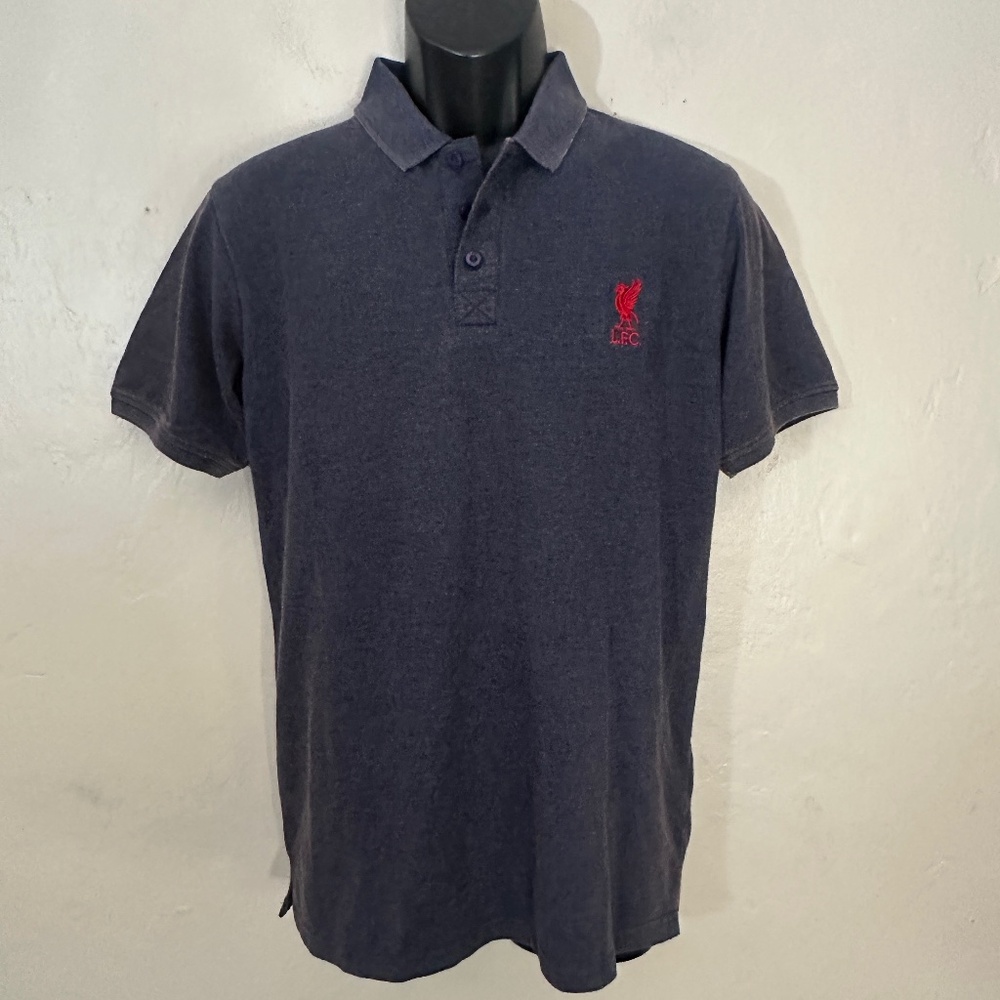 Liverpool Football Club Embroidered Soccer Polo Small Gently worn 60% cotton